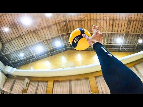 Видео: Вы можете увидеть беспрецедентные кадры игры в волейбол