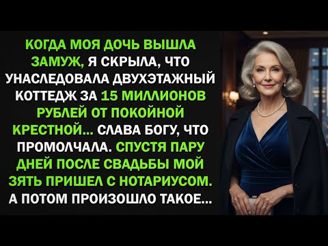 Видео: Я скрыла от дочери, что получила в наследство коттедж за 15 МЛН... И правильно сделала! Потому что.