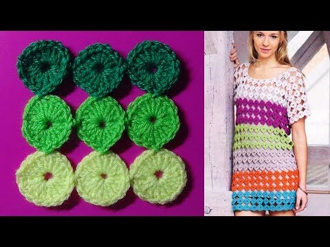 Видео: Узор для  платья или туники крючком.