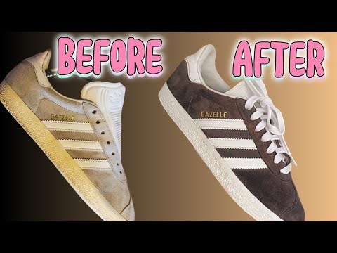 Видео: Как покрасить замшу? Из 💩 в конфету, или наоборот 😁 #DIY #вдохновление