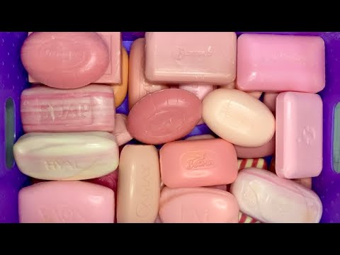 Видео: ASMR🩷🩷🩷soap🔪Cutting dry Pink🩷🩷🩷soap 💕💕💕Резка сухого…розового мыла🔪🎶💕