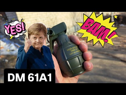 Видео: Немецкая ручная граната DM 61A1