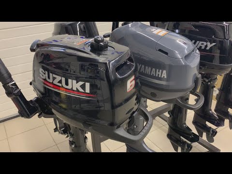 Видео: Yamaha F6 и Suzuki DF6. Обзор и сравнение шестисильных лодочных моторов