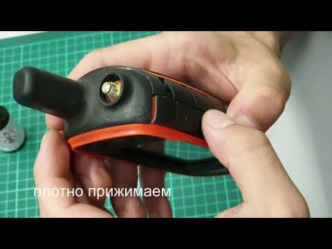 Видео: Замена поврежденной резиновой кнопки питания Garmin Alpha 100