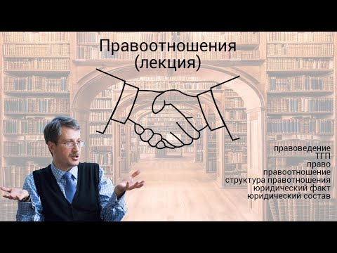 Видео: Правоотношения (лекция-стрим)