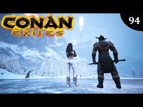 Видео: Conan Exiles ЛЕДЯНОЙ ХРАМ мамонты тигры великаны