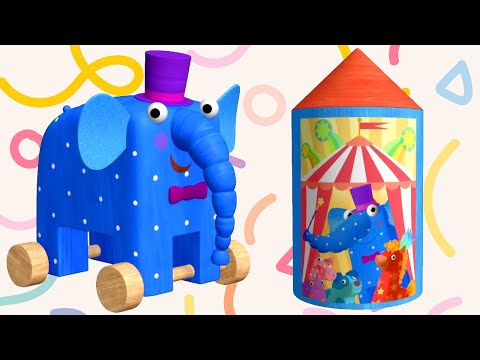 Видео: Цирк 🤡 – Все серии подряд – Серия 28 – Деревяшки | Развивающий мультик для малышей