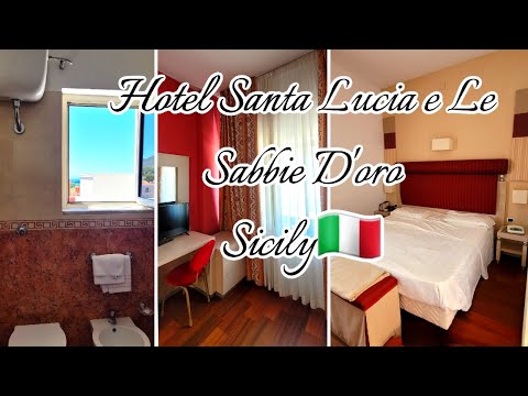 Видео: Hotel Santa Lucia w Cefalu - Sycylia /номер без балкона с красивыми видами