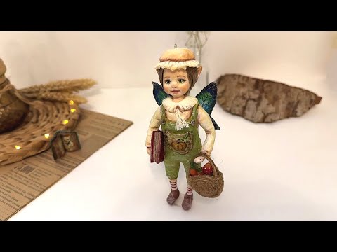 Видео: ФЕЯ из ВАТЫ/FAIRY. COTTON WOOL. DIY.