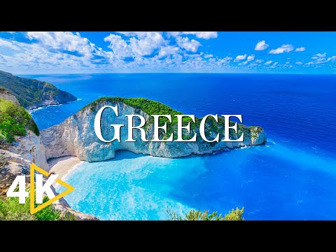 Видео: FLYING OVER GREECE (4K UHD) — успокаивающая музыка и красивые видеоролики о природе