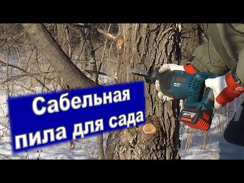 Видео: Сабельная пила для сада