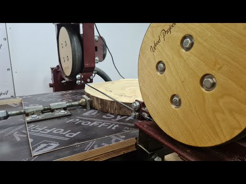 Видео: Гибрид ленточной пилы и мини пилорамы 2 ч. /hybrid band saw, sander and mini sawmill part 2