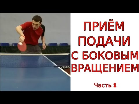 Видео: ПРИЕМ ПОДАЧИ С БОКОВЫМ ВРАЩЕНИЕМ (ПРИЕМ ВРАЩЕНИЯ в НАСТОЛЬНОМ ТЕННИСЕ)