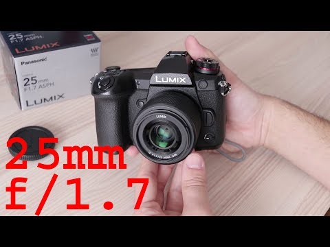 Видео: Обзор объектива Panasonic 25mm f/1.7 с фиксированным фокусным расстоянием