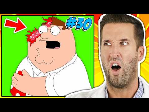 Видео: ВРАЧ смотрит смешные медицинские сцены из Гриффины #30