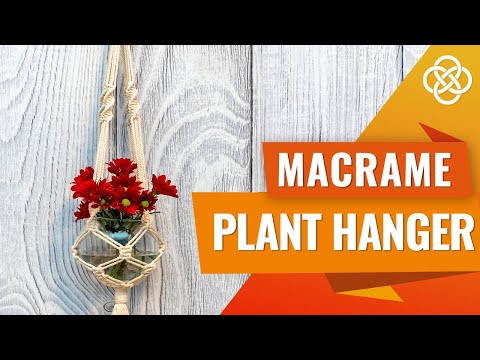 Видео: Макраме кашпо без кольца | DIY  | Урок макраме