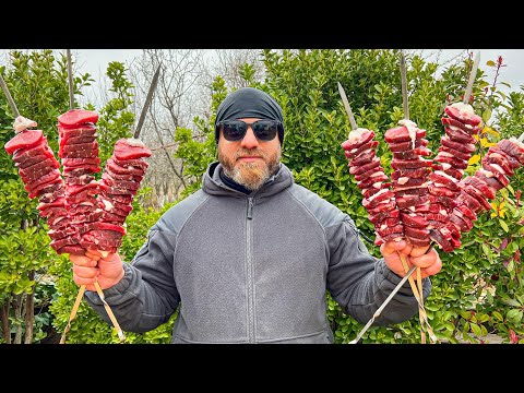 Видео: Построил Бассейн для Гусей и Приготовил Вяленую Говядину на Виноградных Дровах