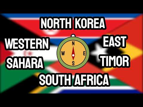 Видео: Реальные страны с названиями сторон горизонта 🧭 — интересные факты о мире🌍