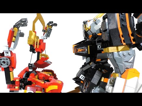 Видео: Мех-альпинист Кая против Титана Коула [Лего Ниндзяго 71812 vs 71821]