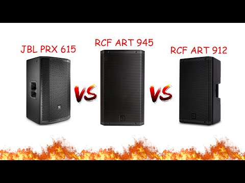 Видео: RCF ART 945 vs RCF ART 912  vs JBL PRX 615 vs   Speaker comparison Сравнение акустических систем