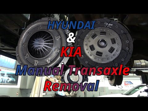 Видео: Снятие трансмиссии Hyundai Elantra 2011-2016