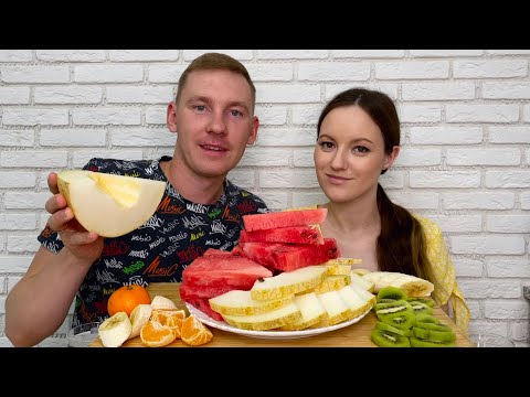 Видео: МУКБАНГ АРБУЗ ДЫНЯ ФРУКТЫ ответы на вопросы летний мукбанг MUKBANG WATERMELON MELON FRUIT