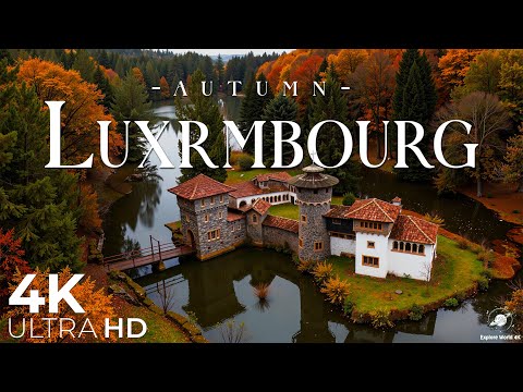 Видео: Осень в Люксембурге 4K UHD – Красивые осенние краски и живописные пейзажи