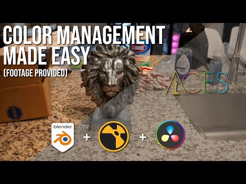 Видео: Мой полный рабочий процесс ACES VFX с использованием Blender, Nuke и Resolve