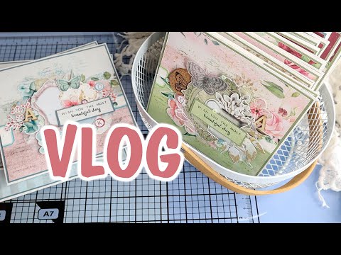 Видео: Scrap VLOG №19/ 17+ открыток к 8 марта/ Влог за март/ Скрапбукинг