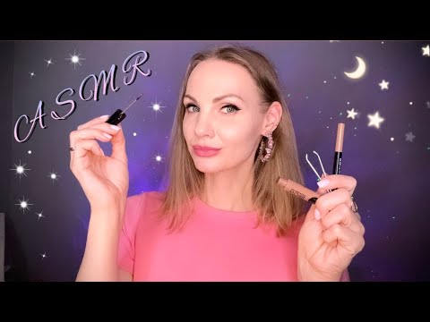 Видео: АСМР, Очень нежное оформление бровей, близкий шепот / Gentle ASMR