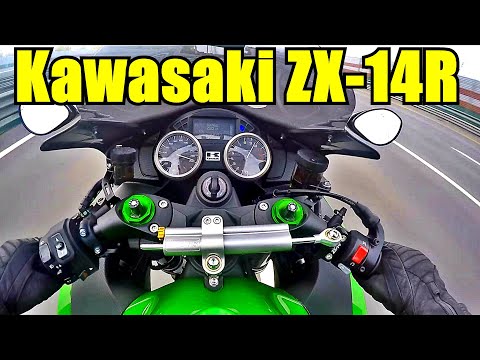 Видео: Kawasaki ZX-14R. Тест-райд с комментариями.