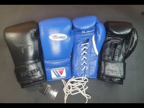 Видео: WINNING BOXING GLOVES MS-500-B  ,Phenom Elite SG-210S Pro Sparring Gloves14oz- Обзор и Сравнение