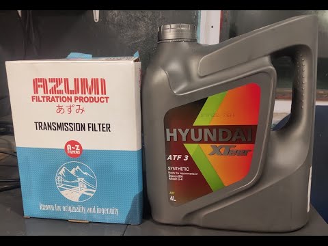 Видео: Замена фильтра,и жидкости акпп,на автомобиле Hyundai Getz 1,4 Gls