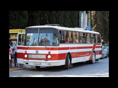 Видео: • ЛАЗ-699Р турист • Южный регион •  Руль Thrustmaster T-248 • Обзор из кабины через ViewTracker •