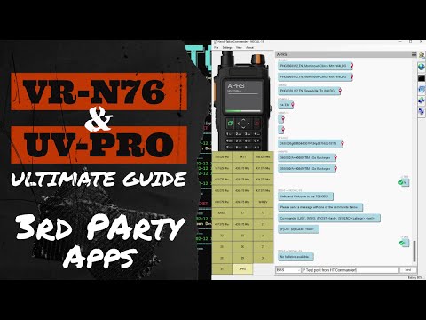 Видео: VR-N76 и UV-PRO | Сторонние приложения и HT Commander