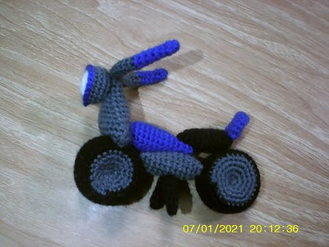 Видео: Мотоцикл крючком  2 часть