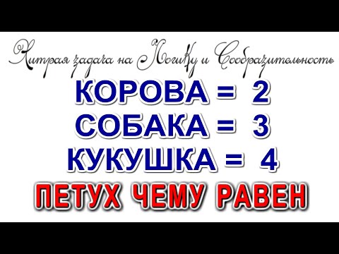 Видео: Хитрая задачка на логику и сообразительность решит которую не каждый