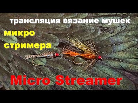 Видео: Streamer  Micro Fly Микро стримеры трансляция по вязанию мушек