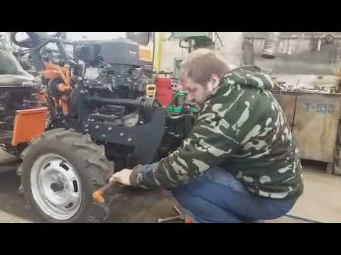 Видео: Передня навіска на мінітрактор