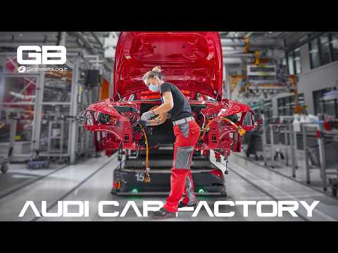 Видео: Производство Audi CAR FACTORY - вот как они строятся