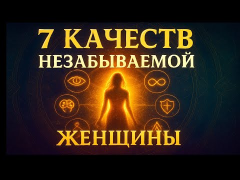 Видео: 7 КАЧЕСТВ женщины, которую мужчина НЕ МОЖЕТ забыть