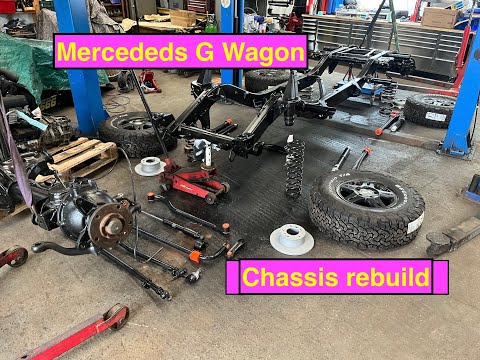 Видео: Реставрация Mercedes G Wagon EP 5, сборка шасси