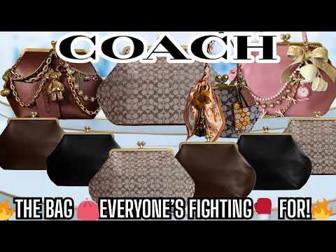 Видео: ✨ Обзор сумки Coach Kisslock | Коллекция сумок Coach 2025 года и подробности о каркасных сумках