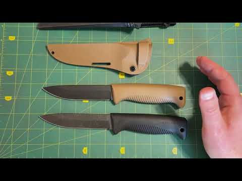 Видео: Порівняння старого та нового ножів Peltonen М07. Різниця в кращу сторону.