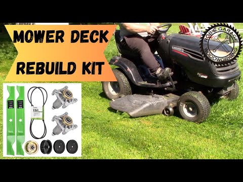 Видео: Комплект для ремонта деки газонокосилки