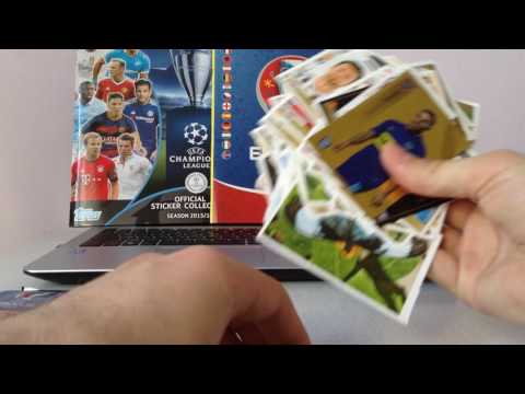 Видео: Наклейки PANINI FIFA EURO 2016 | TOPPS CHAMPIONS LEAGUE