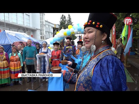 Видео: К 100-летнему юбилею Бурятии все районы республики представили себя на главной площади Улан-Удэ