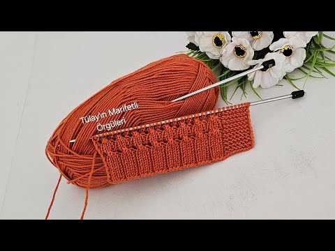 Видео: СУПЕР🧶Простой узор для вязания жилета, шали, свитера