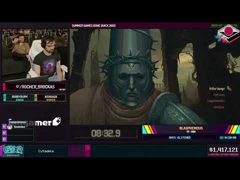 Видео: [RU] Blasphemous [Any% Glitched] от @Rocher - #SGDQ2025