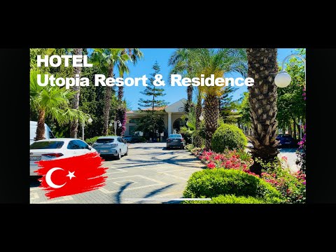 Видео: Turkey Alanya Hotel Utopia Resort & Residence walk through the territory full review Турция Отель 4K